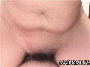 Chiharu Kogure - smoothly-shaven slit Nippon mommy Creampied